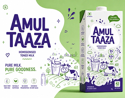 Nakli Yash Mehta x Amul Taaza spoof ad still