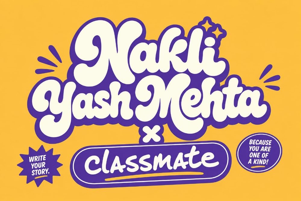 Nakli Yash Mehta x Classmate ad still