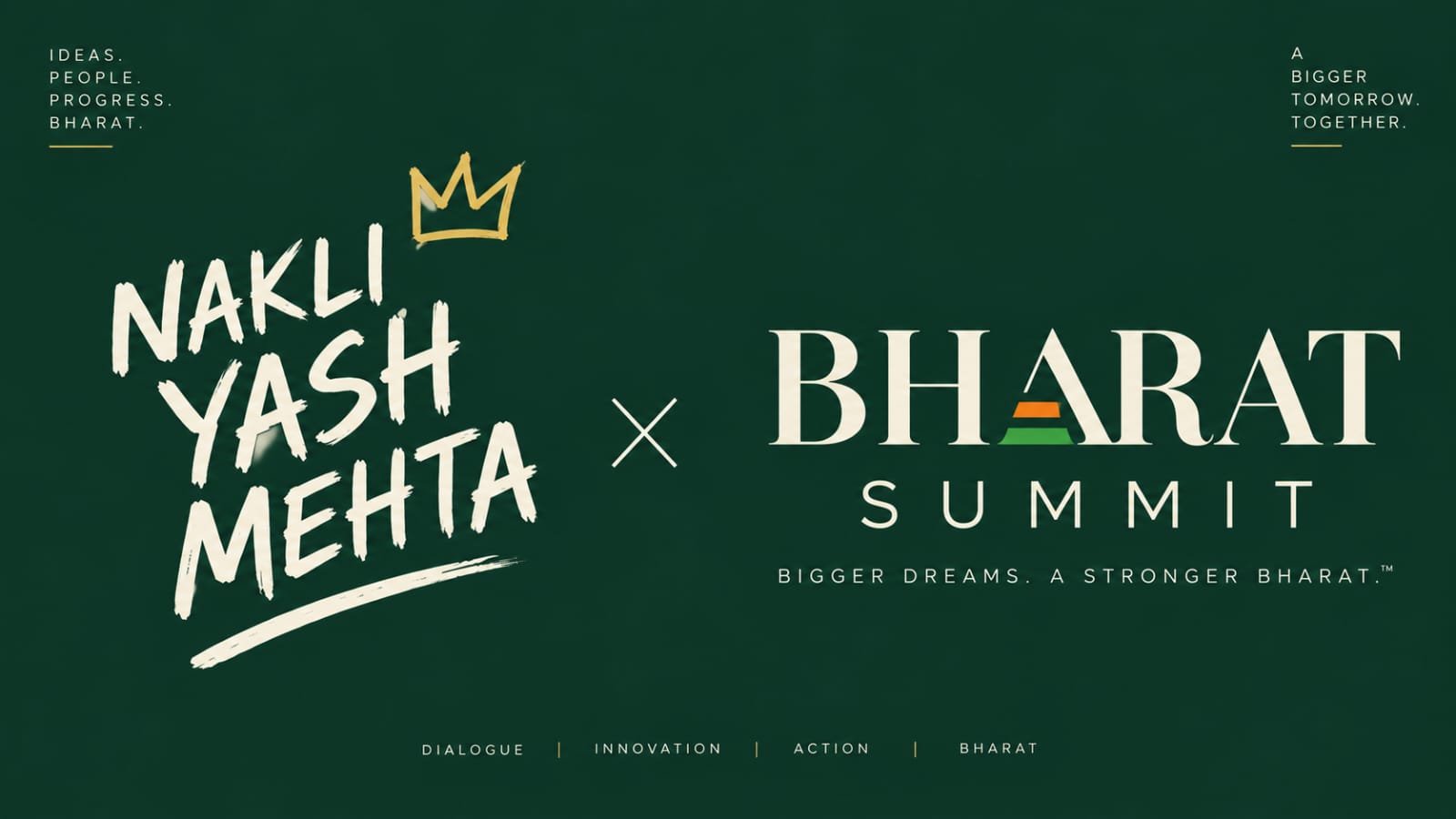 Nakli Yash Mehta x Bharat Summit video thumbnail